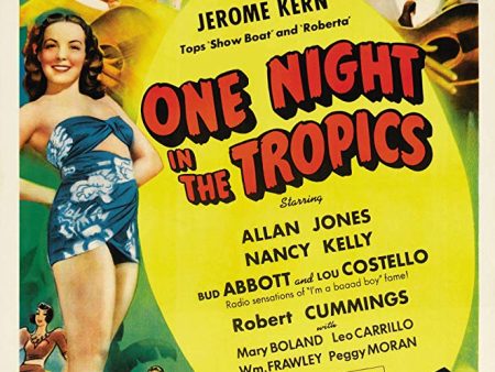 One Night In The Tropics (1940) - Abbott & Costello  DVD  Colorized Version For Sale